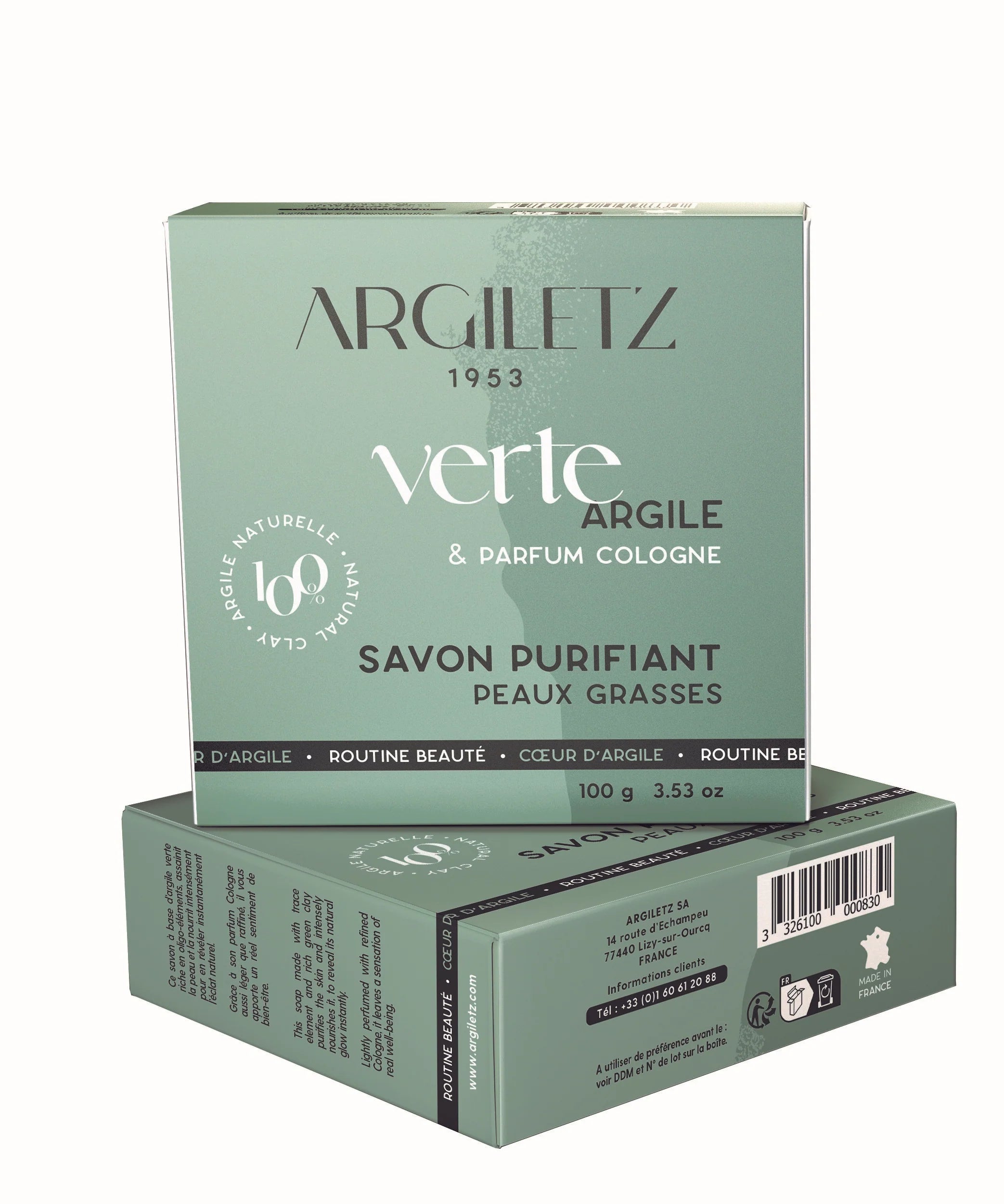 Savon purifiant a l'argile VERTE