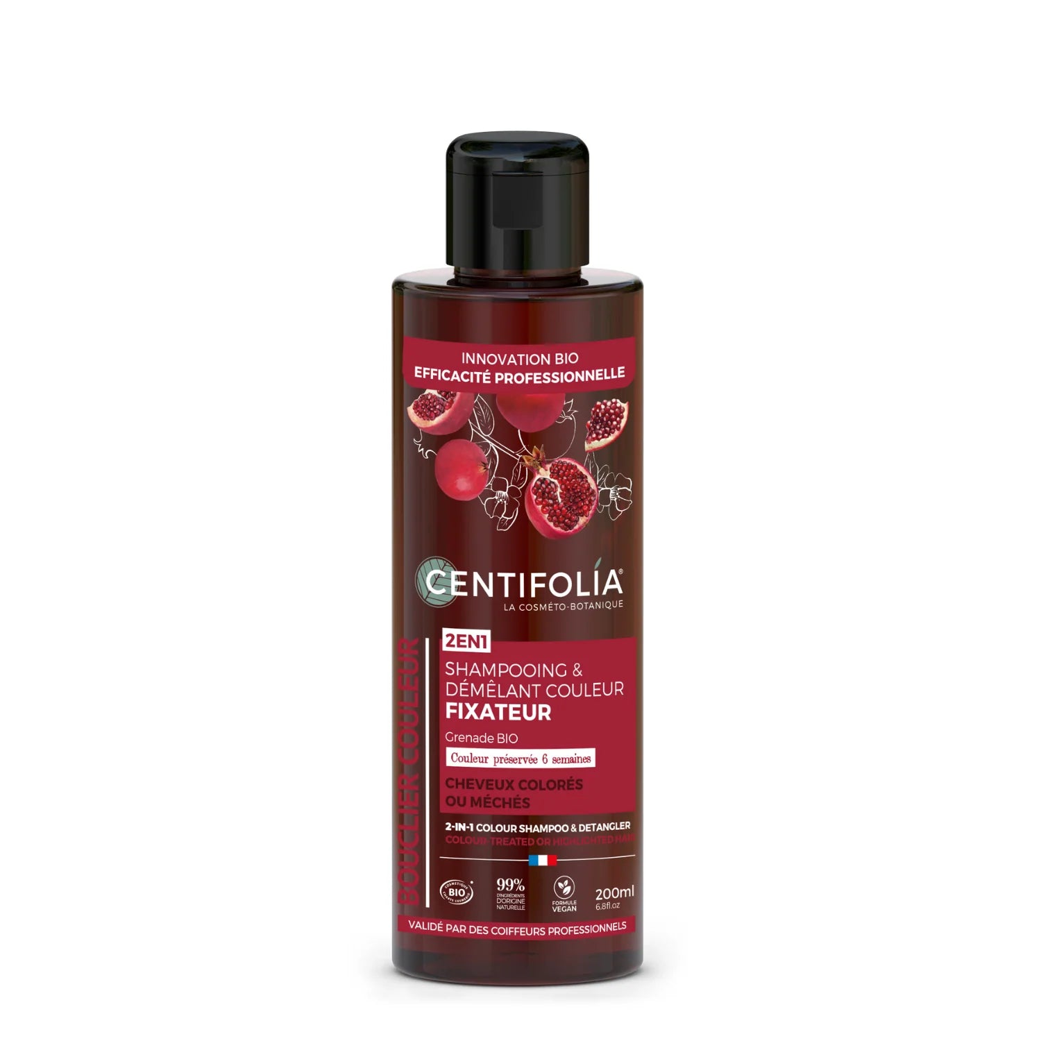 BOULCIER COULEUR Shampooing & démèlant couleur fixateur 2-en-1
