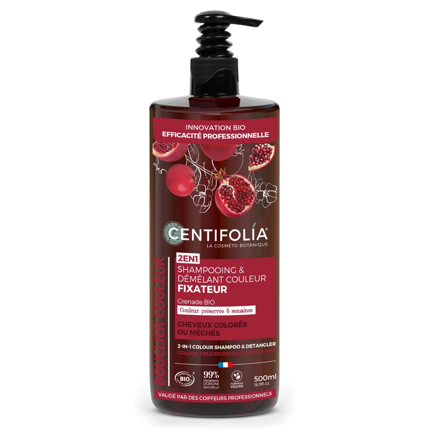BOULCIER COULEUR Shampooing & démèlant couleur fixateur 2-en-1