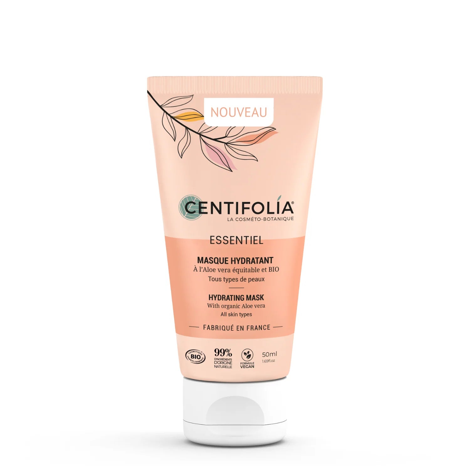 ESSENTIEL  Masque visage hydratant a l'aloe vera équitable et bio
