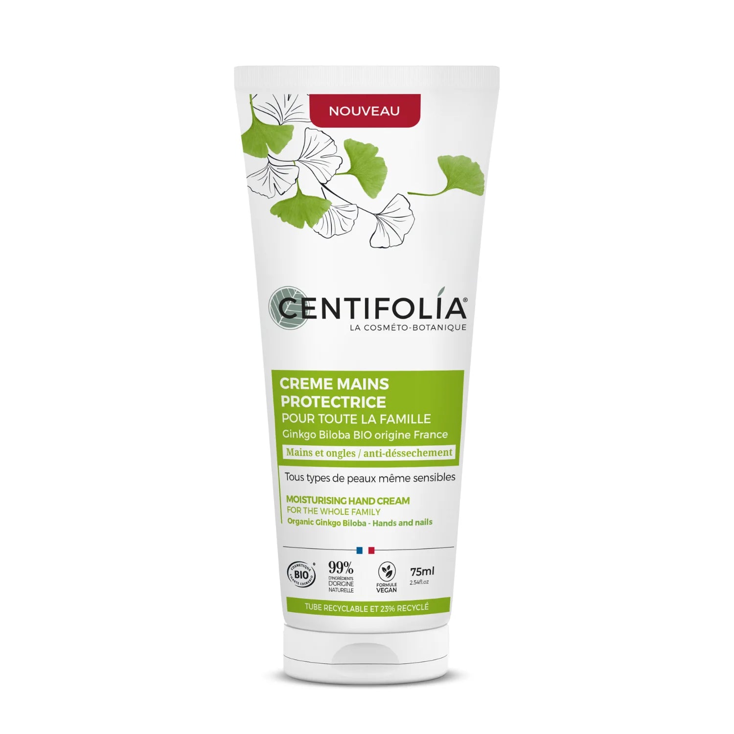 Hydratation Crème mains protectrice  Toute la famille  Sans film gras