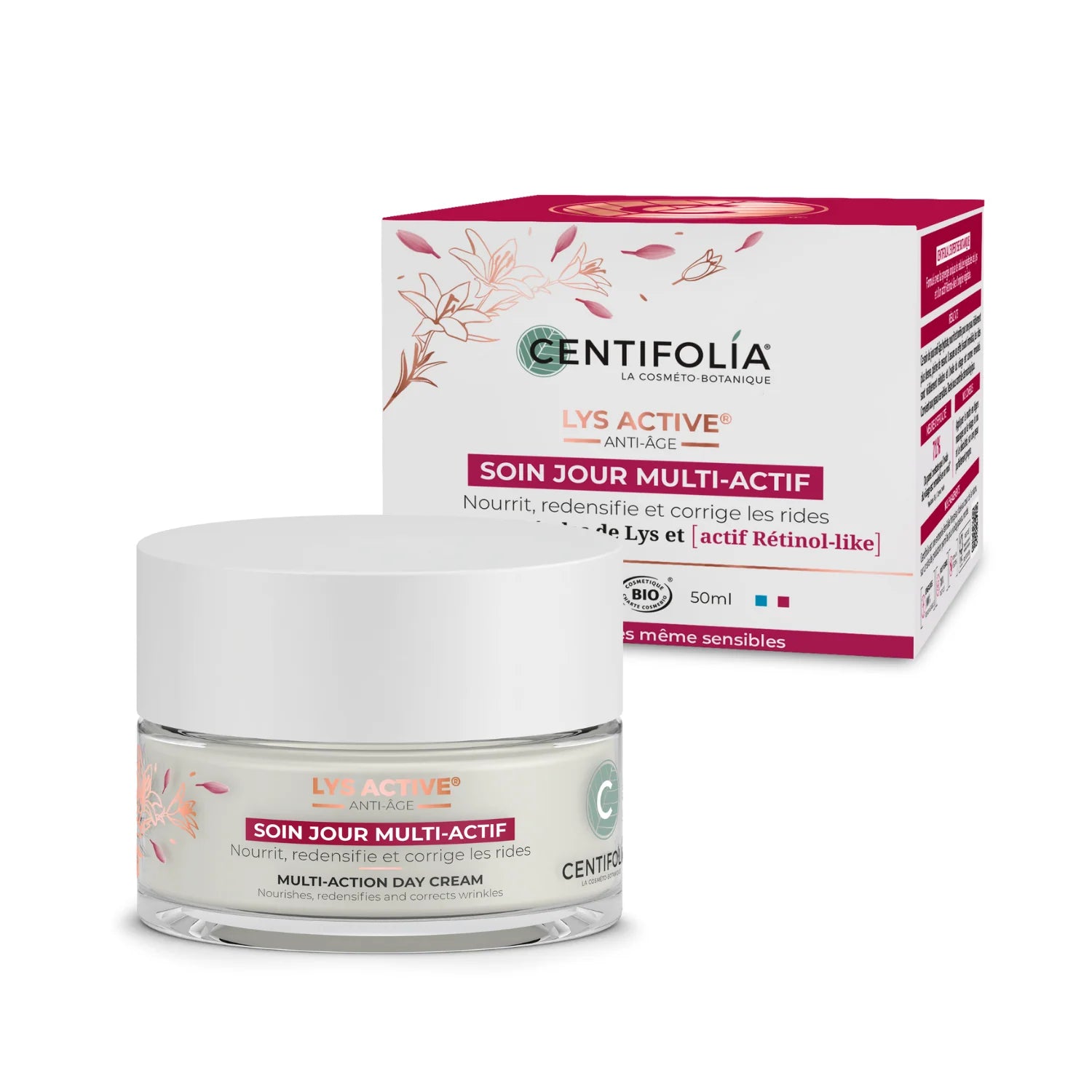 Lys Active® Soin jour multi-actif de Centifolia